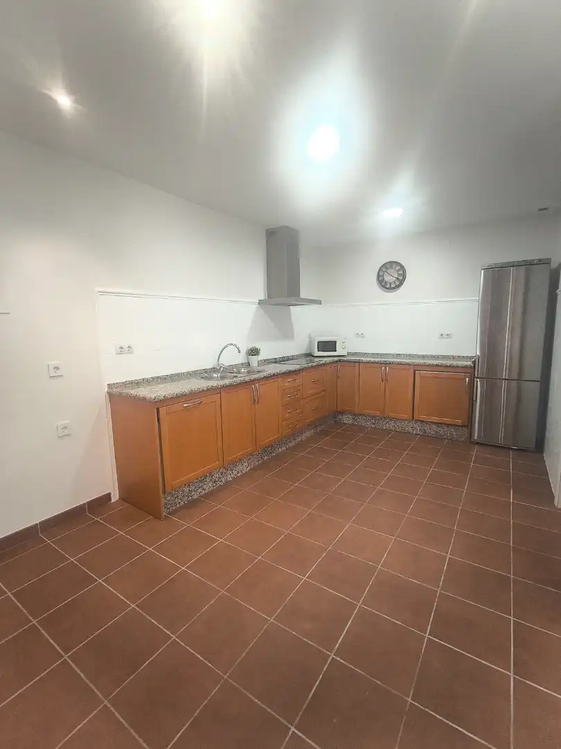 Cuina de Apartament de lloguer en Málaga amb Aire condicionat i Moblat