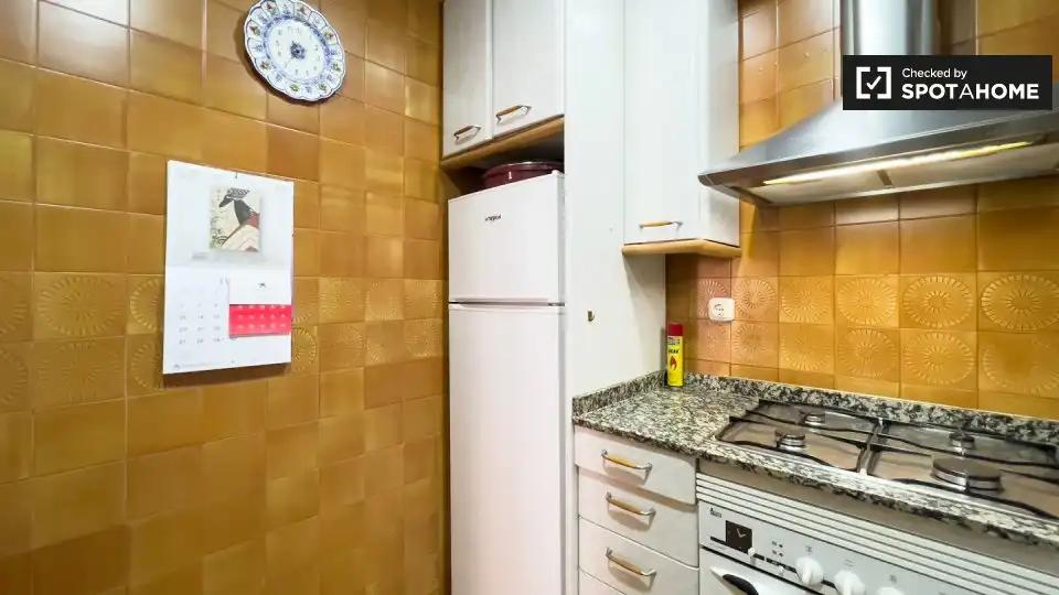 Kitchen of Flat for rent in Barcelona  with Air Conditioner, Heating and Furnished