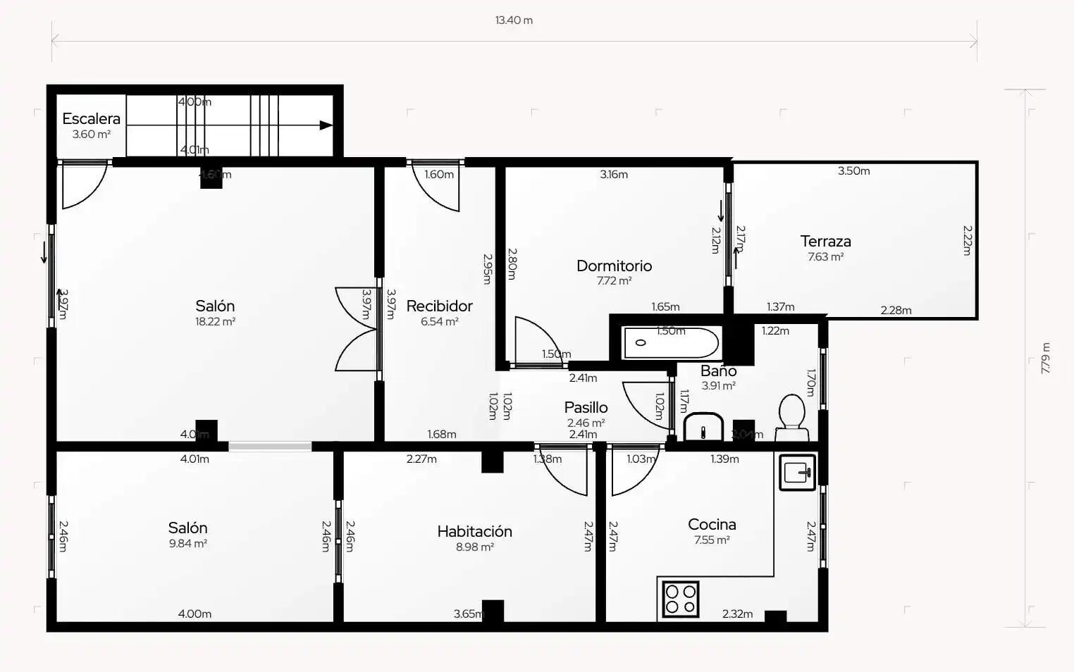 Piso en venta en Gandia con Terraza y Balcón
