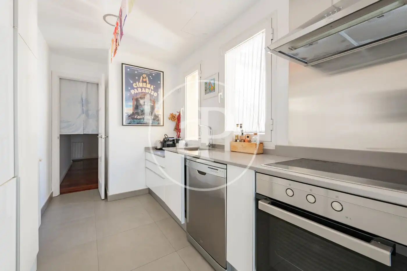 Küche von Wohnung zur Miete in Madrid mit Klimaanlage, Heizung und Terrasse
