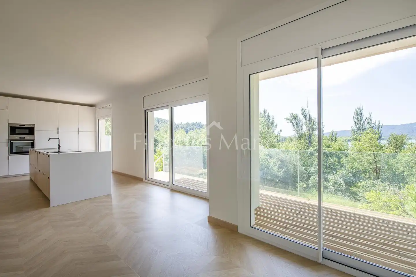 Sala d'estar de Casa o xalet en venda en Banyoles