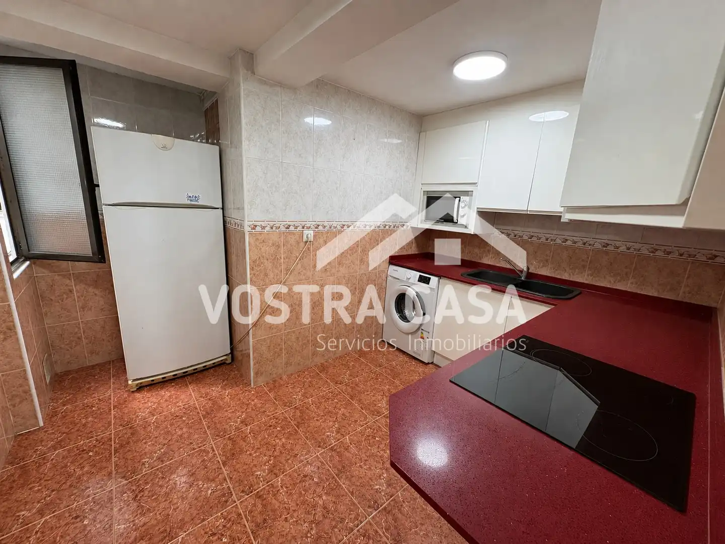 Kitchen of Flat for rent in Valencia  with Air Conditioner