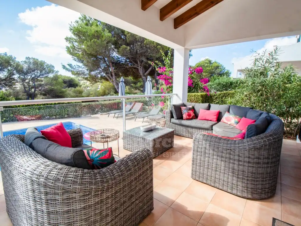 Terrassa de Casa o xalet en venda en Es Mercadal amb Aire condicionat, Jardí privat i Terrassa
