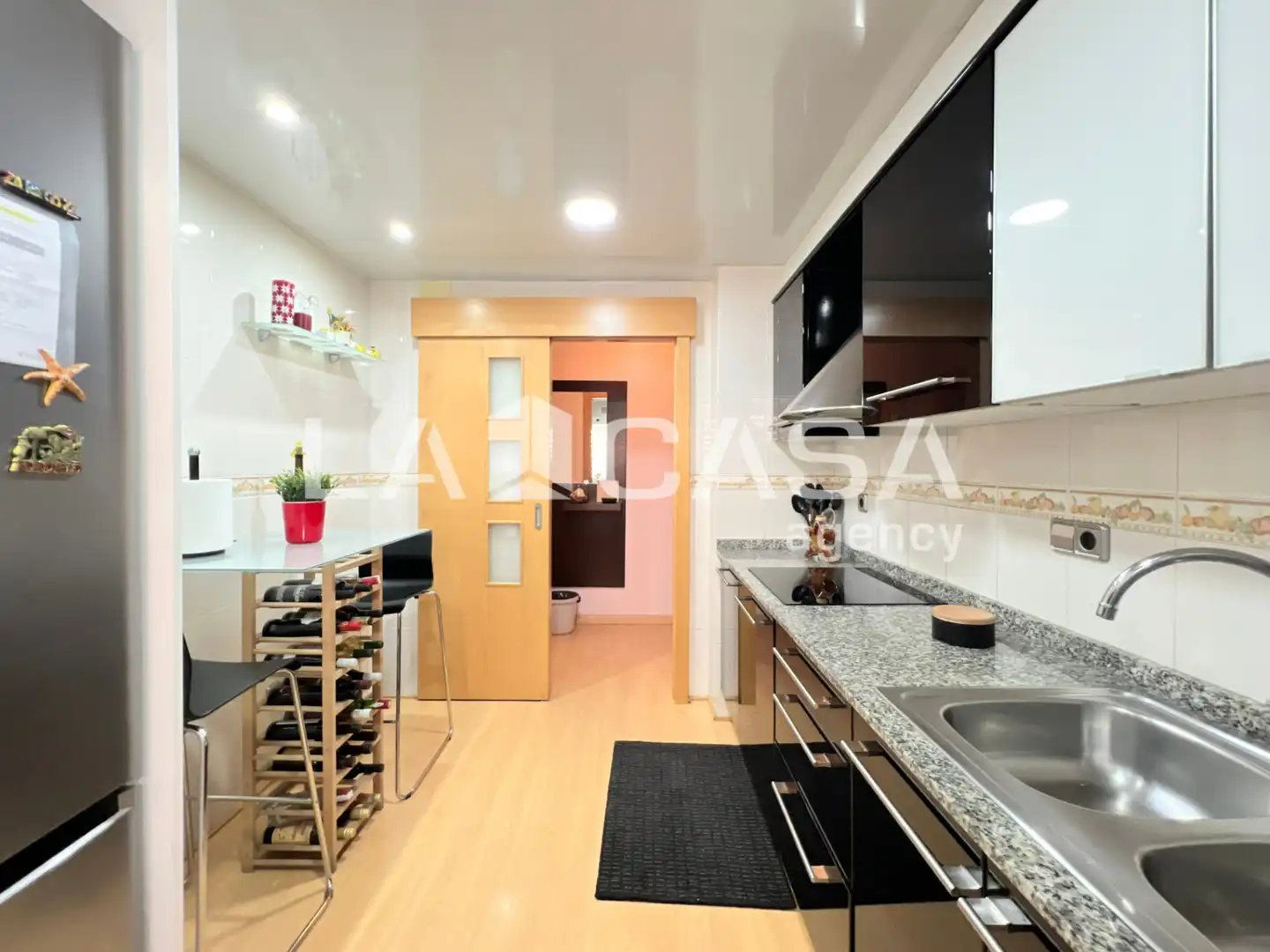 Küche von Wohnung zum Verkauf in Badalona mit Terrasse, Möbliert und Balkon