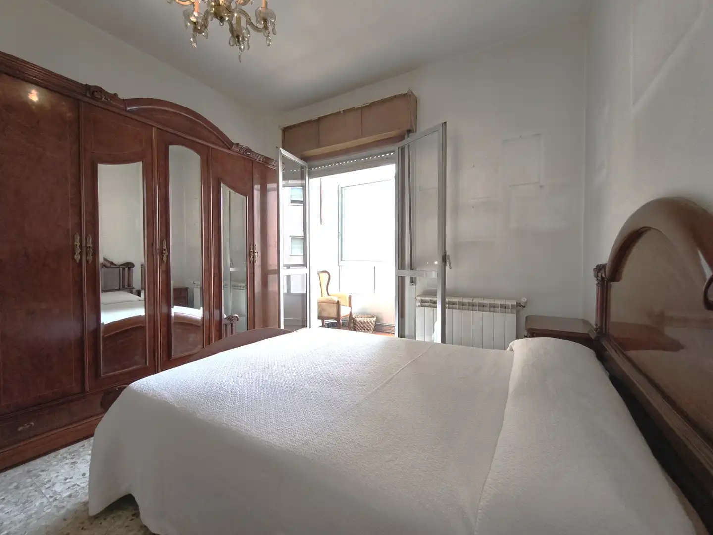 Bedroom of Flat for sale in Ourense Capital   with Heating, Storage room and Furnished