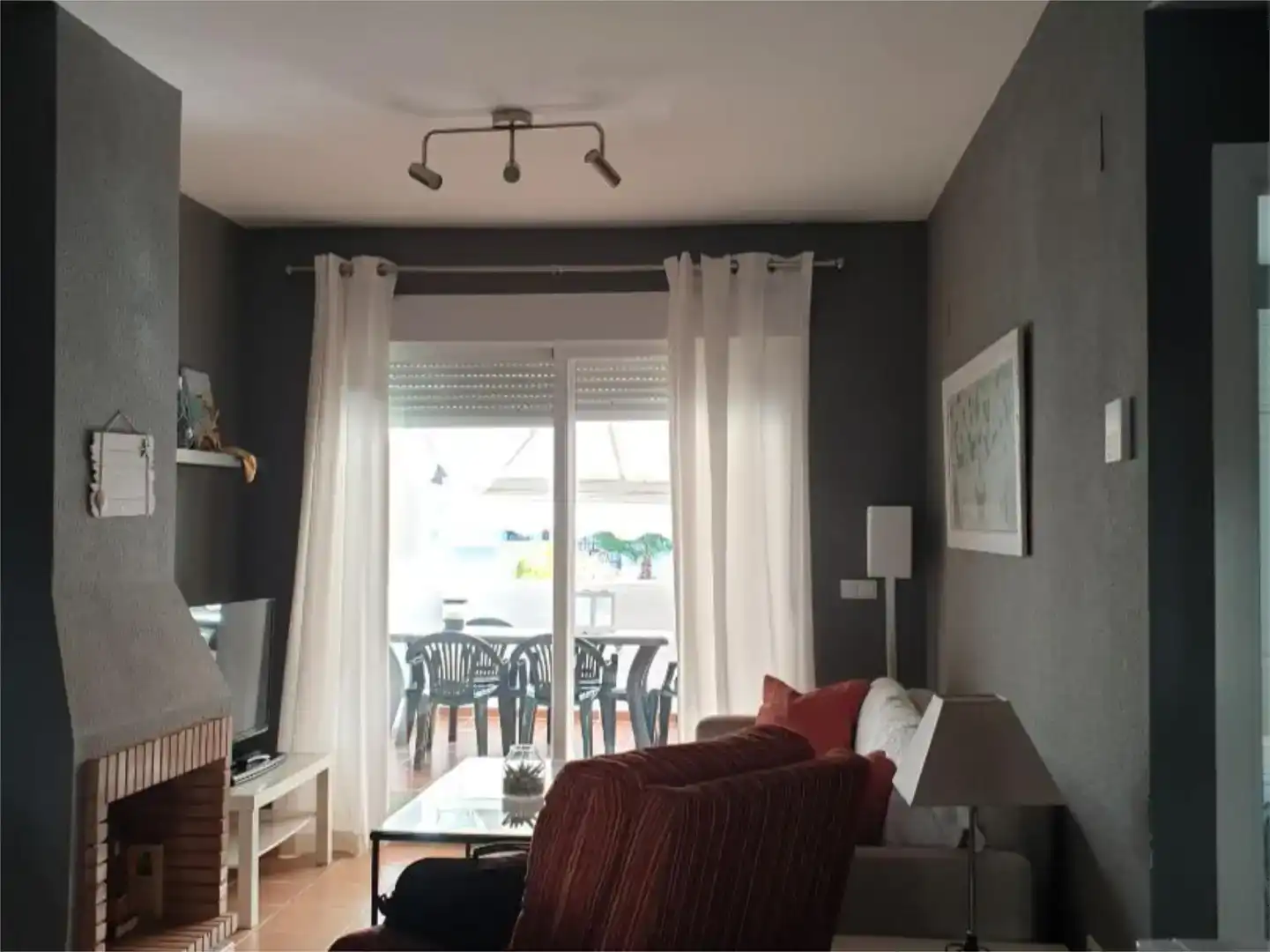 Living room of Flat for rent in Islantilla  with Air Conditioner, Private garden and Storage room
