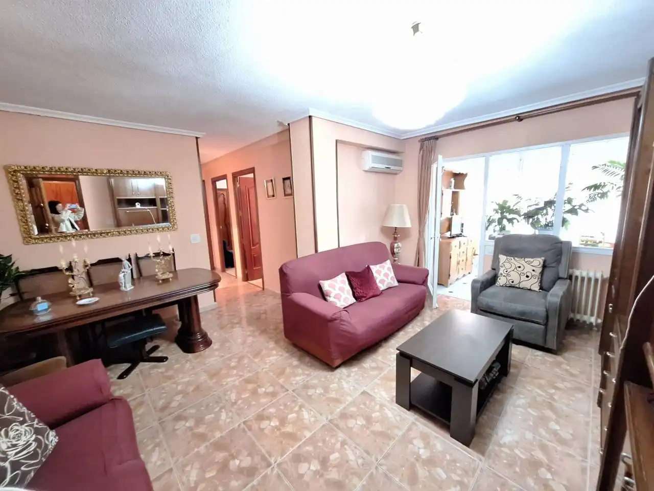 Wohnzimmer von Wohnung zum Verkauf in Fuenlabrada mit Klimaanlage, Heizung und Terrasse