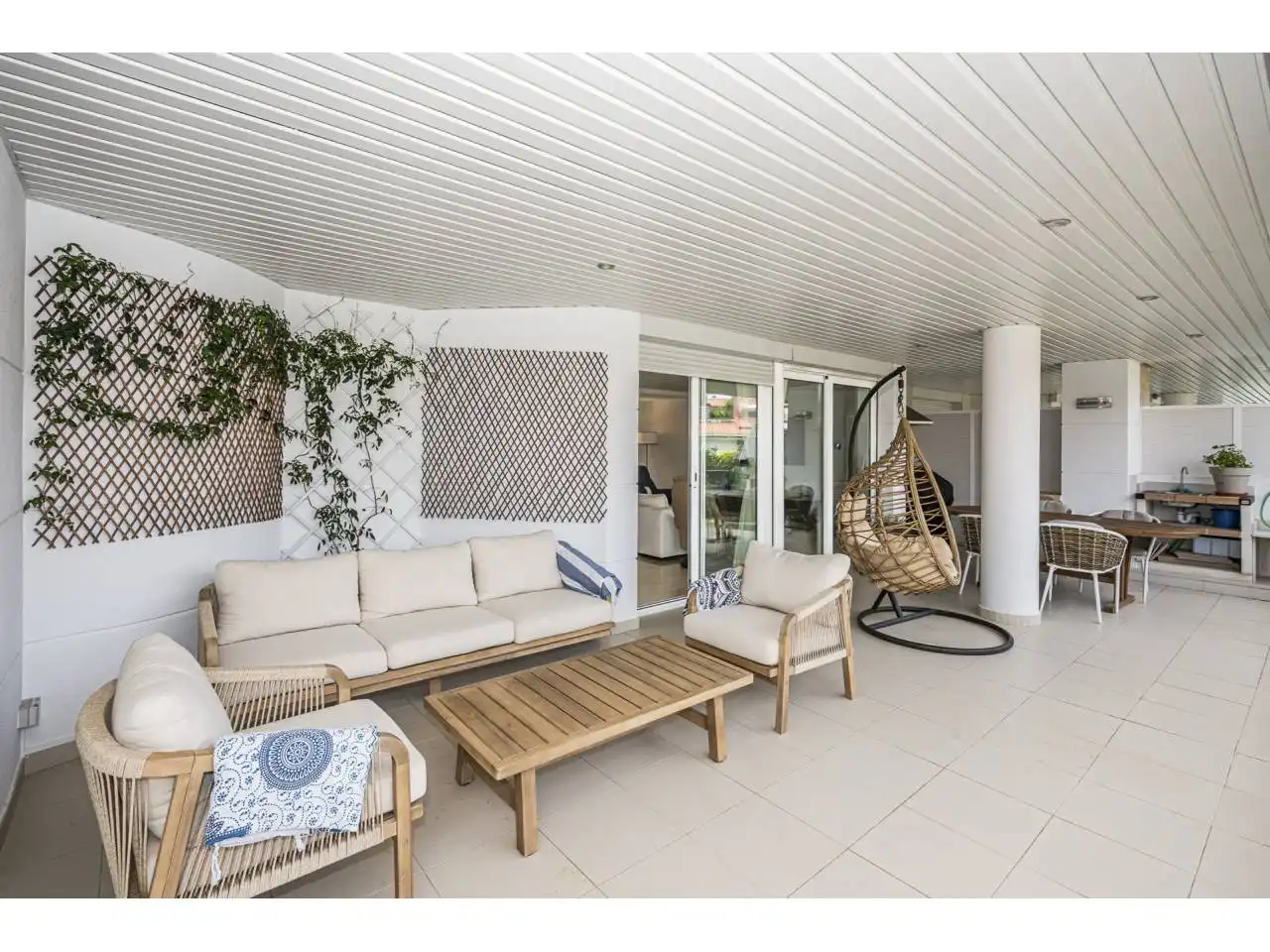 Terrasse von Dachboden zum Verkauf in Sitges mit Klimaanlage, Heizung und Terrasse