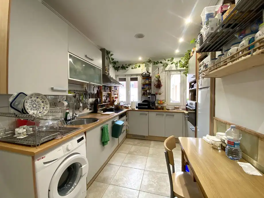 Kitchen of Flat for sale in Vitoria - Gasteiz  with Heating, Storage room and Furnished