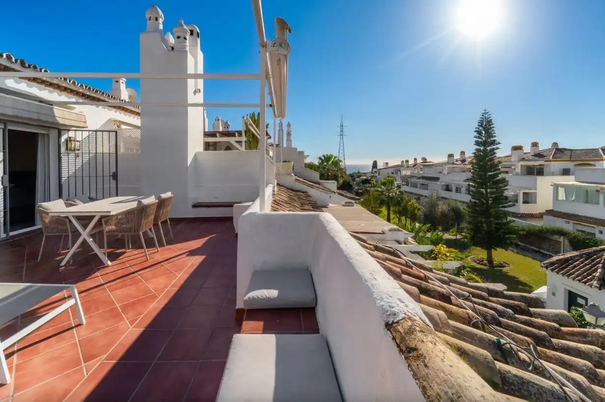 Terrassa de Dúplex en venda en Marbella amb Aire condicionat, Calefacció i Jardí privat