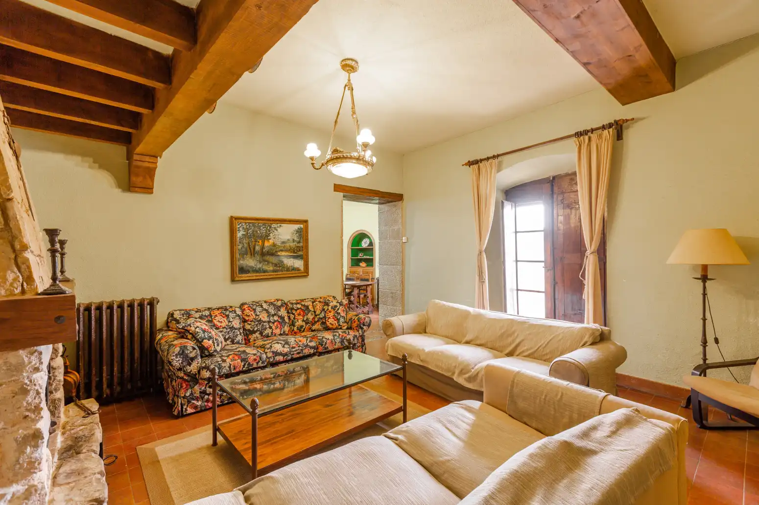 Sala de estar de Casa o chalet en venta en Allo con Calefacción, Jardín privado y Trastero