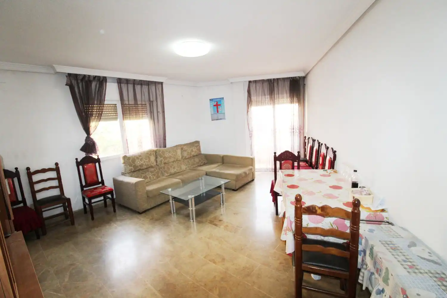 Living room of Flat for sale in Ciudad Real Capital  with Air Conditioner, Heating and Terrace