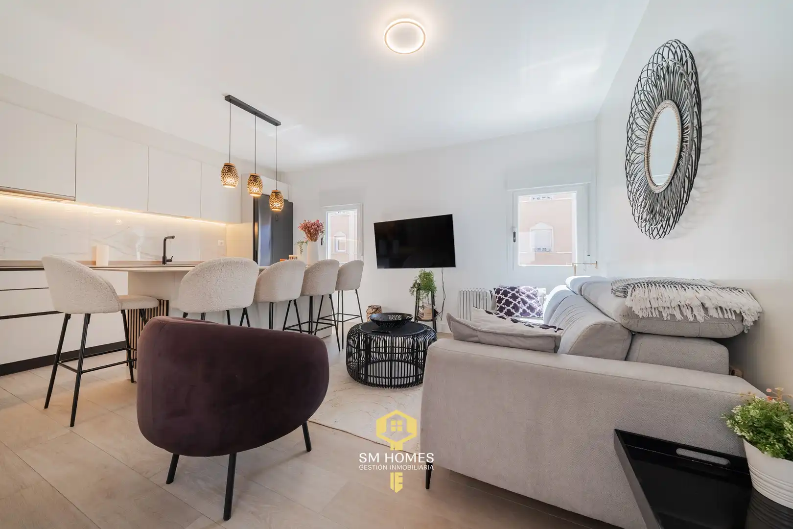 Sala de estar de Piso en venta en Madrid con Aire acondicionado, Calefacción y Amueblado