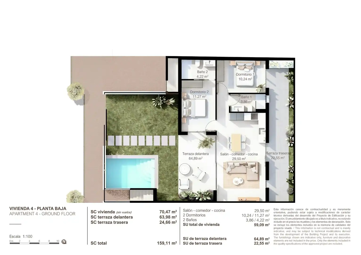 Appartement compact avec terrasse à vendre à Lo Pagán, imagen 23