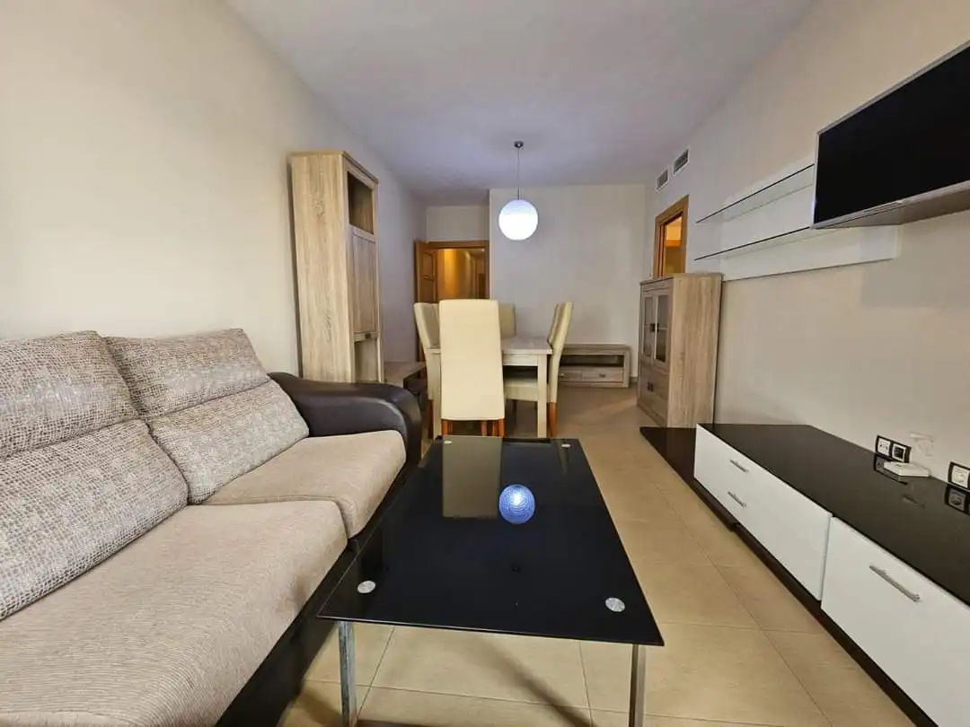 Sala de estar de Piso en venta en El Ejido con Terraza, Amueblado y Horno