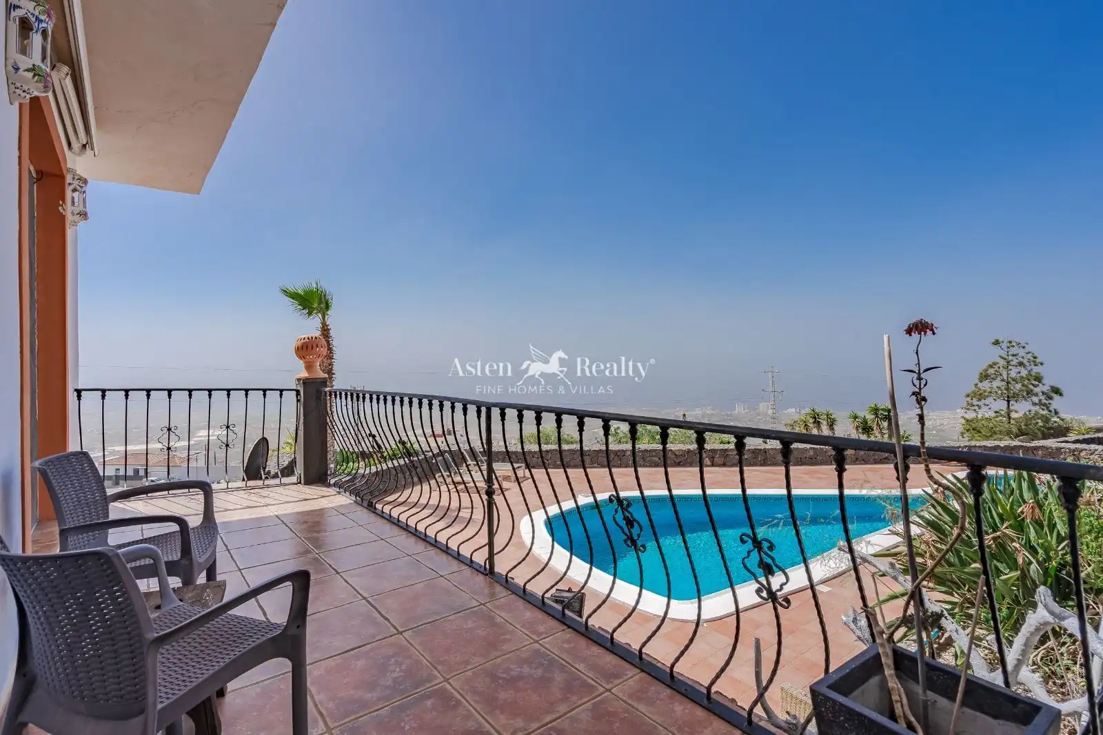 Terraza de Casa o chalet en venta en Adeje con Aire acondicionado, Terraza y Piscina