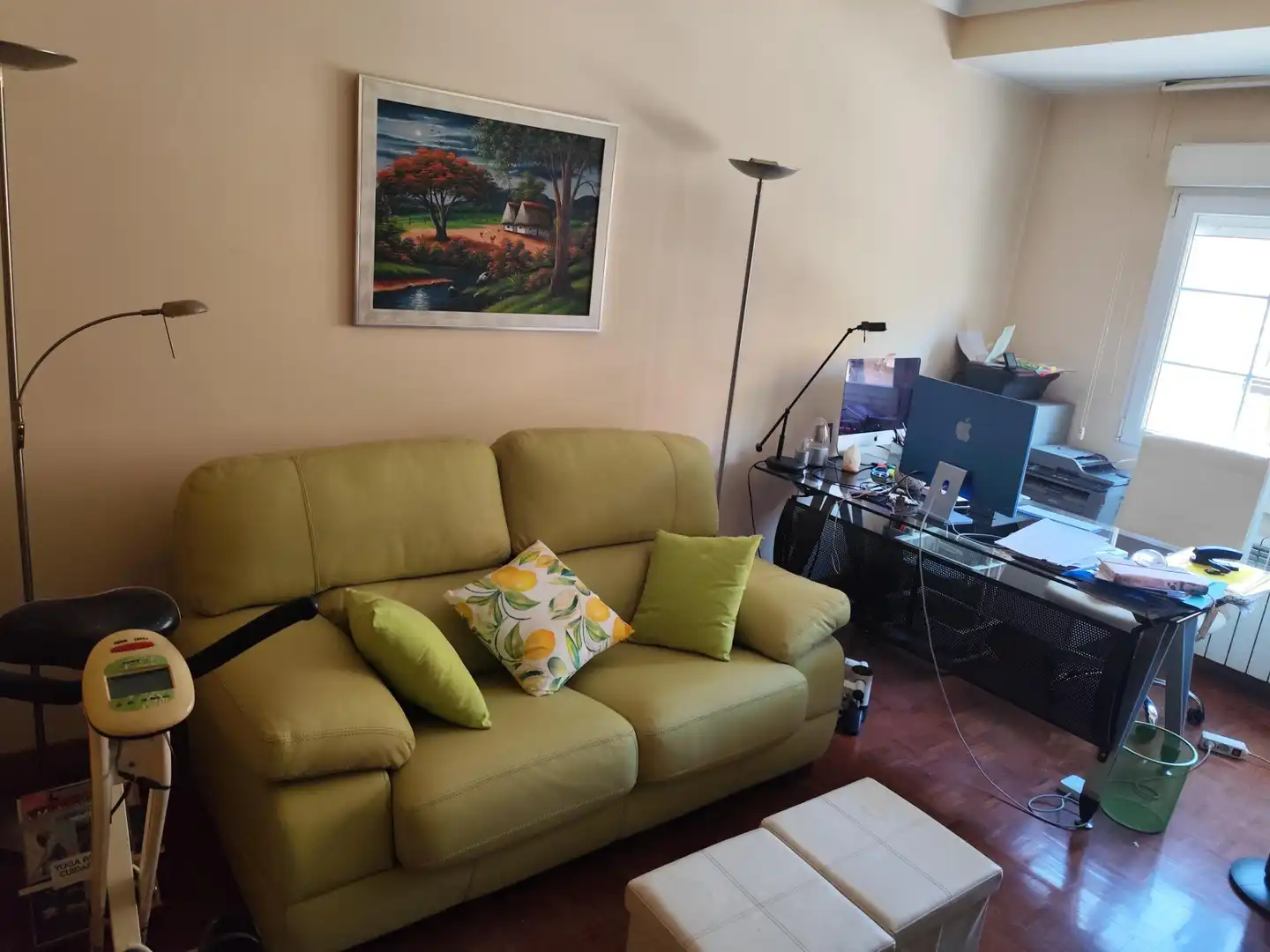 Sala d'estar de Pis en venda en Madrid amb Calefacció, Moblat i Balcó