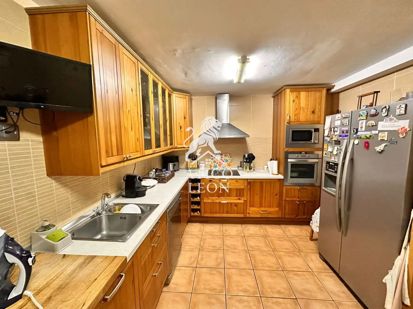 Cocina de Casa o chalet en venta en Cuadros con Calefacción, Jardín privado y Trastero