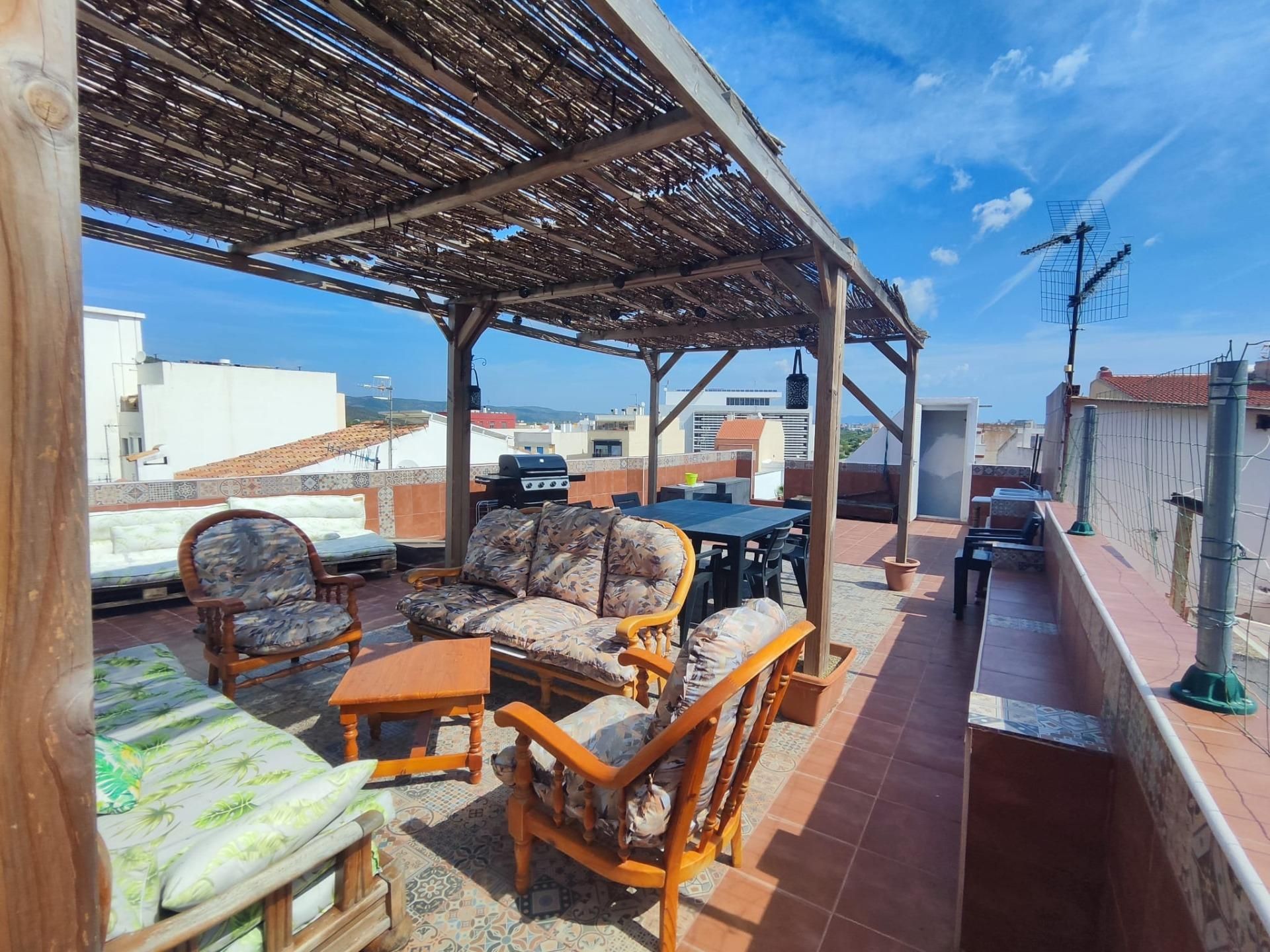 Terrace of House or chalet for sale in Oropesa del Mar / Orpesa  with Air Conditioner, Terrace and Balcony