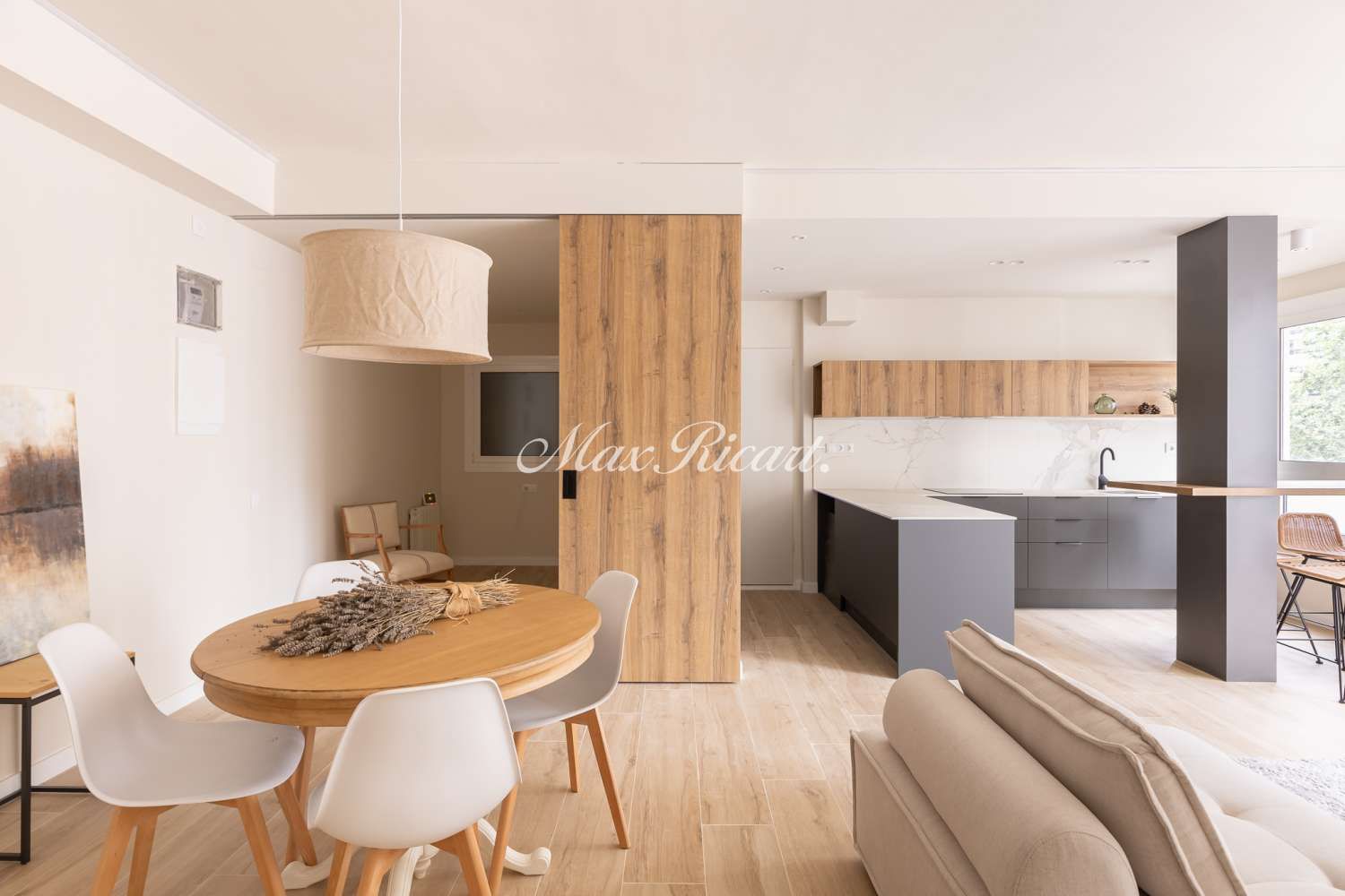 Sala d'estar de Pis en venda en  Barcelona Capital amb Aire condicionat, Calefacció i Terrassa