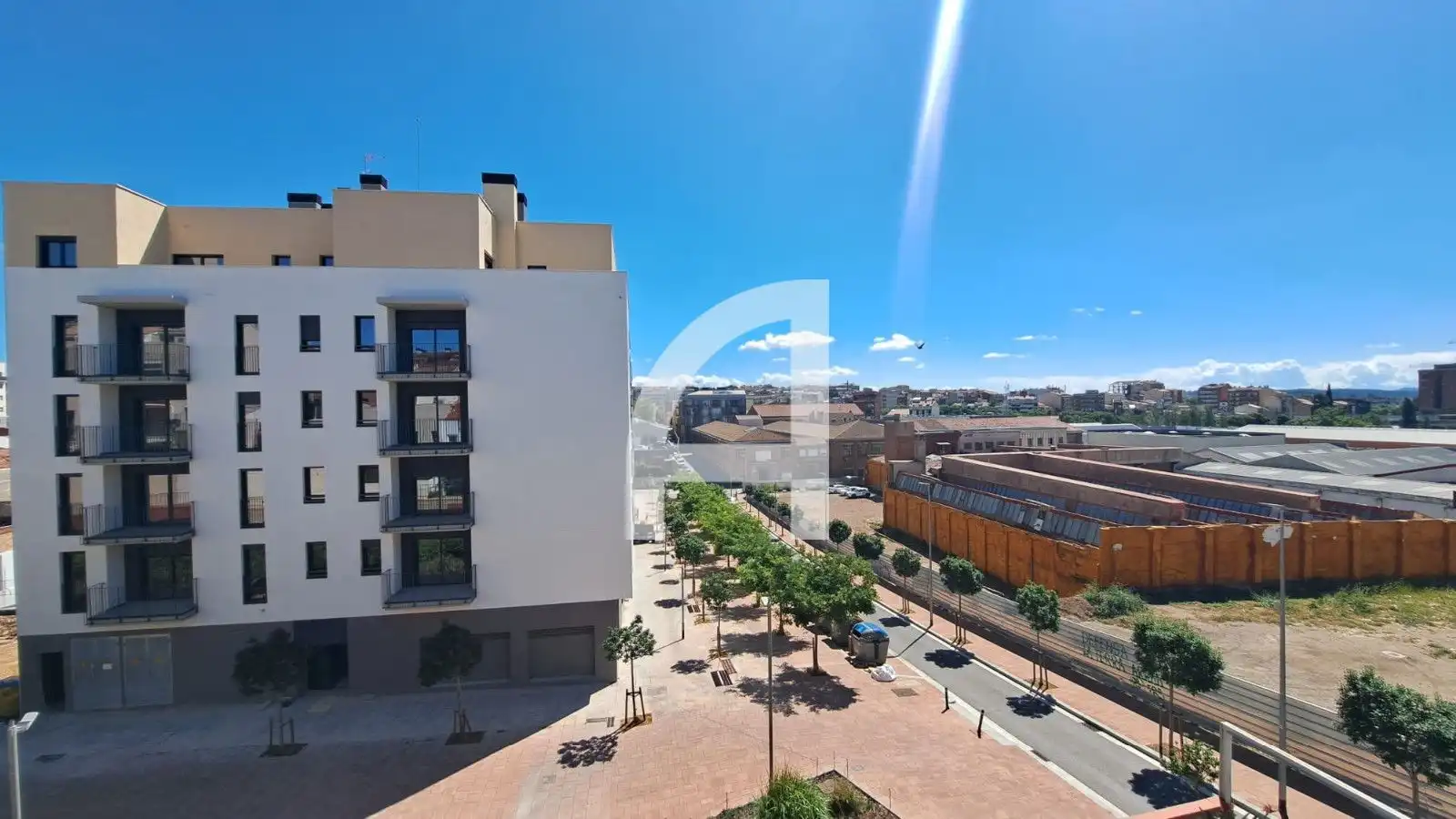 Exterior view of Flat for sale in Terrassa  with Heating, Terrace and Furnished