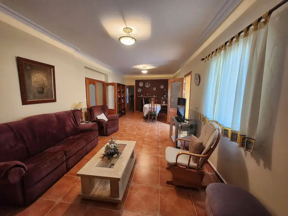 Living room of Houses for sale in Villena  with Furnished