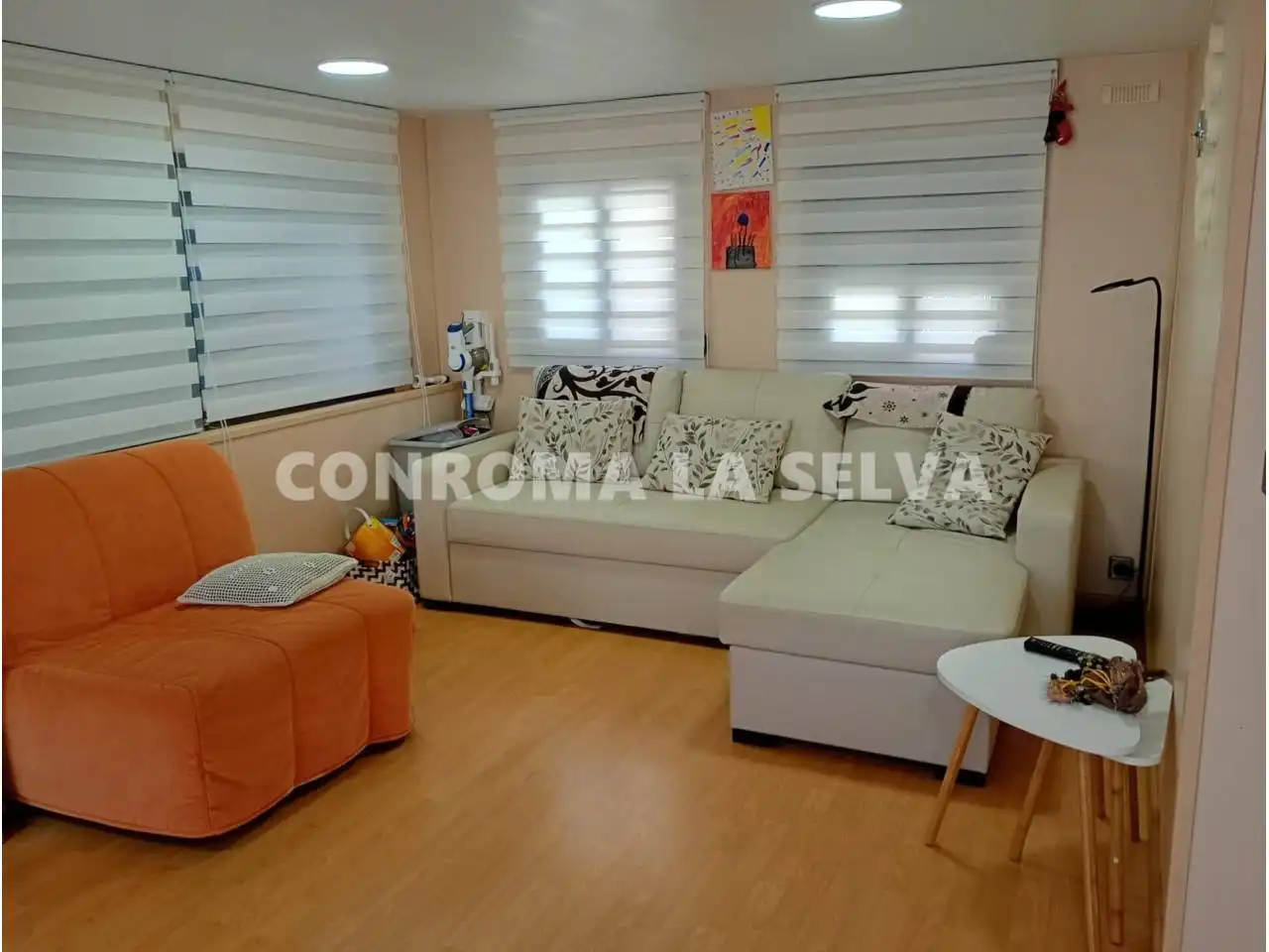 Wohnzimmer von Haus oder Chalet zum Verkauf in Malgrat de Mar mit Klimaanlage, Terrasse und Gemeinschaftspool