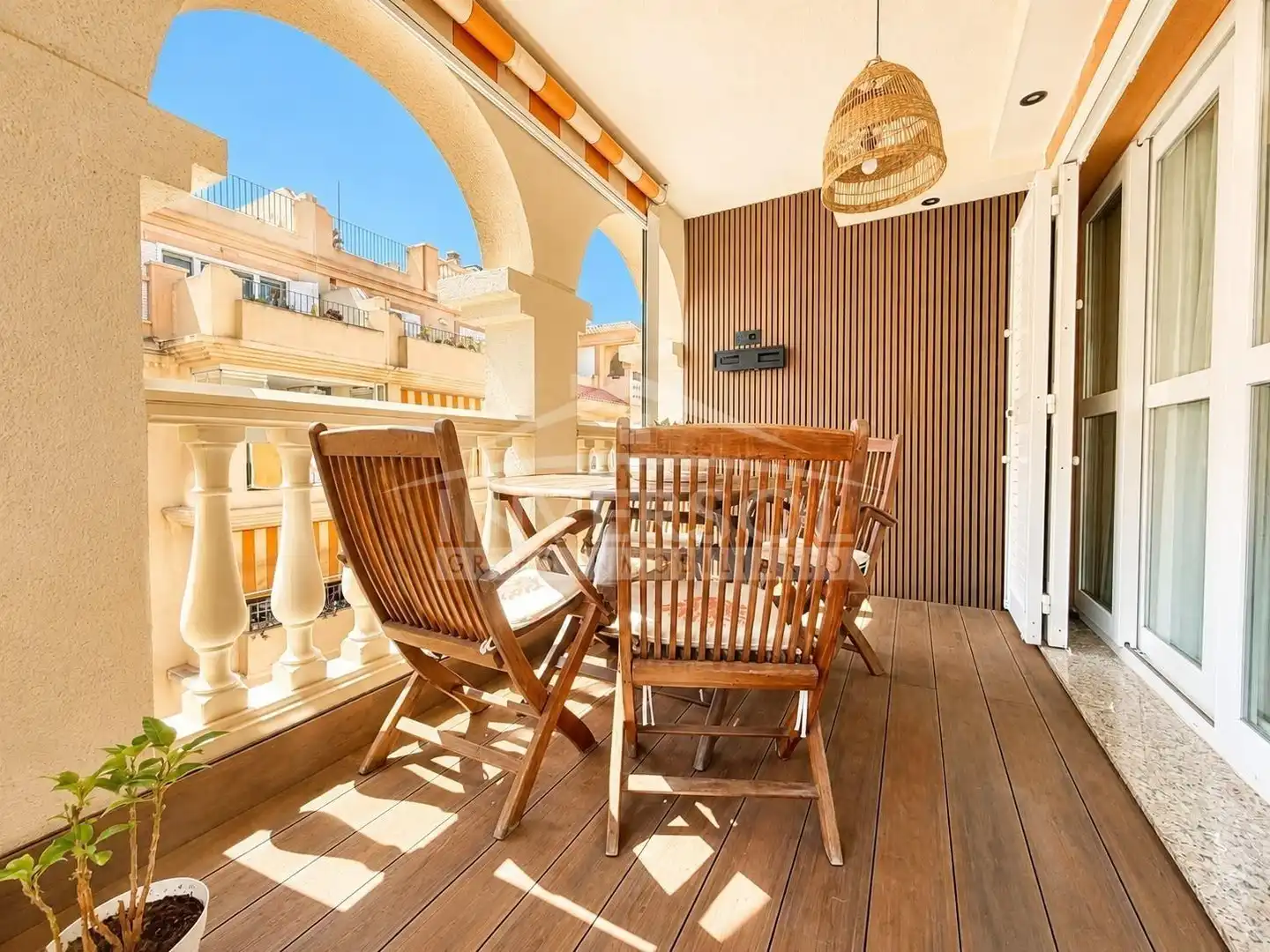 Terrasse von Wohnung zum Verkauf in El Ejido mit Klimaanlage, Heizung und Terrasse
