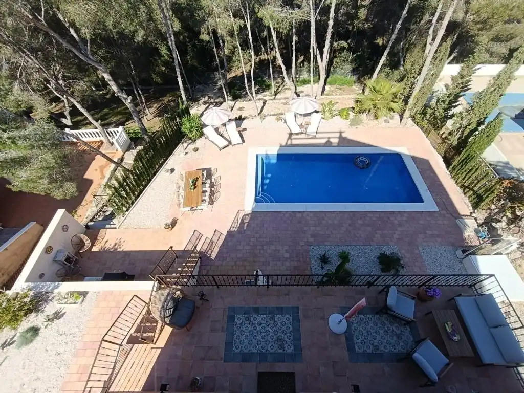 Piscina de Casa o chalet en venta en Pilar de la Horadada con Aire acondicionado, Calefacción y Jardín privado