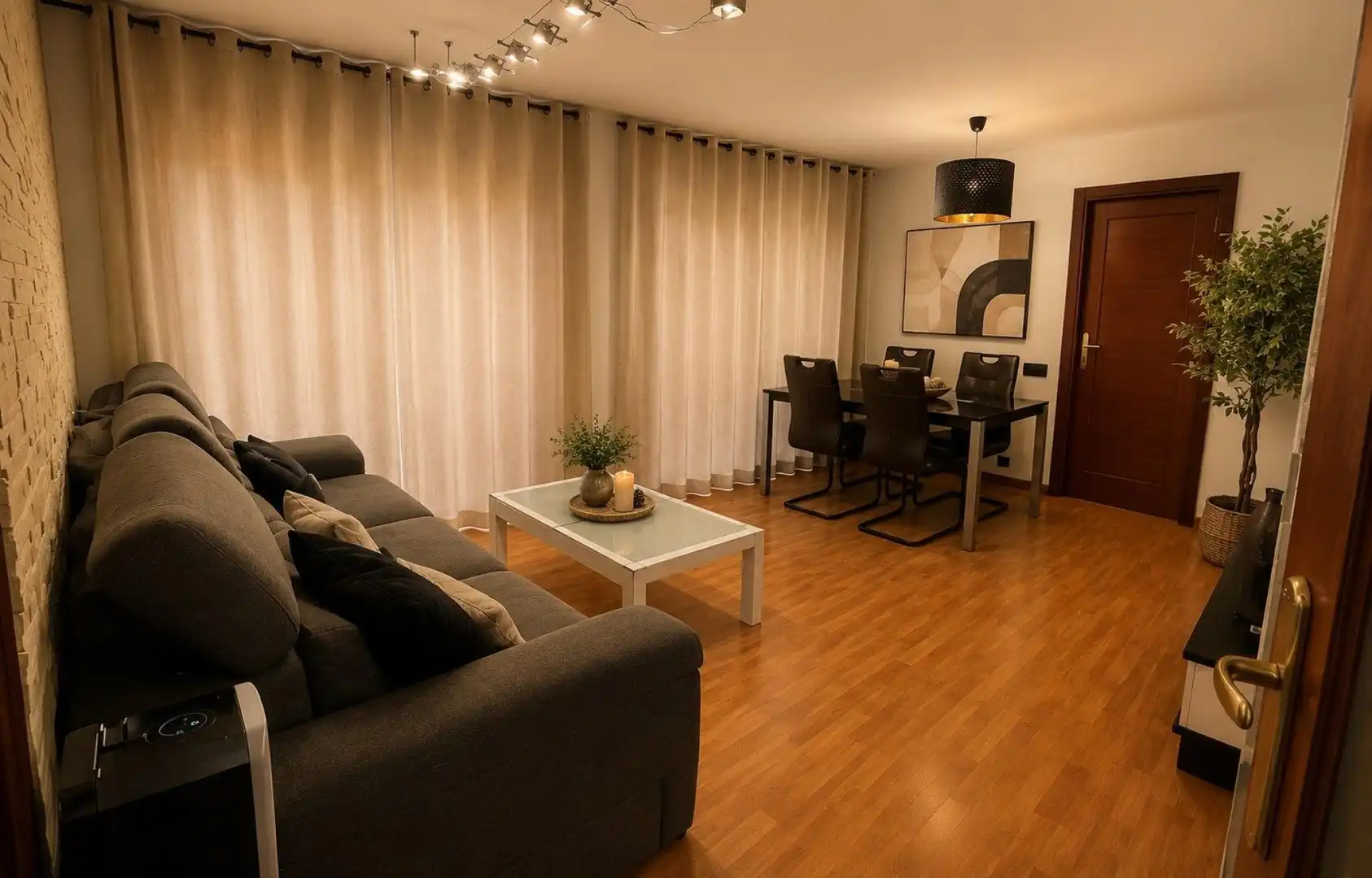 Sala de estar de Apartamento en venta en Sant Feliu de Codines