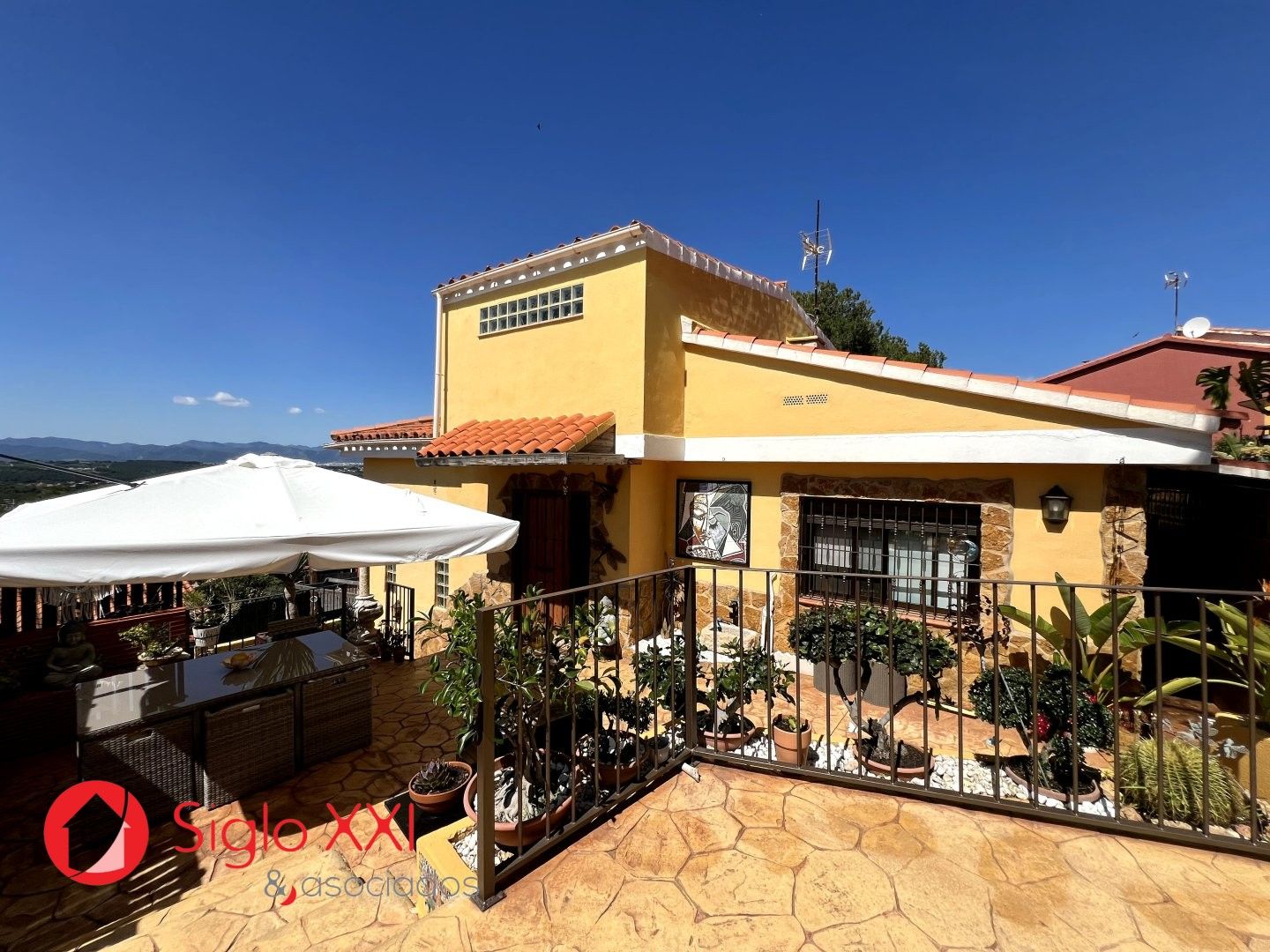 Exterior view of House or chalet for sale in Castellón de la Plana / Castelló de la Plana  with Heating, Terrace and Swimming Pool