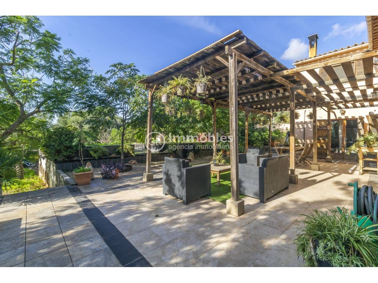 Terrassa de Finca rústica en venda en Alaró amb Aire condicionat, Jardí privat i Terrassa