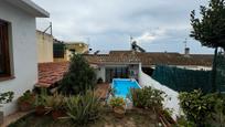 Swimming pool of House or chalet for sale in Mont-ras  with Air Conditioner, Heating and Terrace