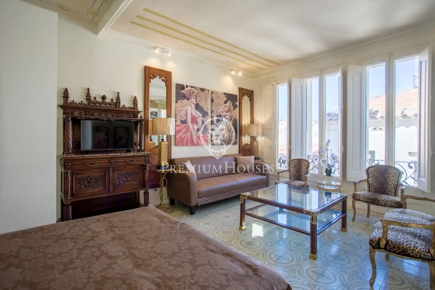 Living room of Country homes for sale in Canet de Mar  with Air Conditioner, Heating and Private garden