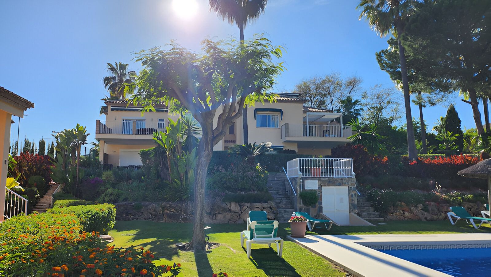 Garden of Attic for sale in Marbella  with Air Conditioner, Terrace and Furnished