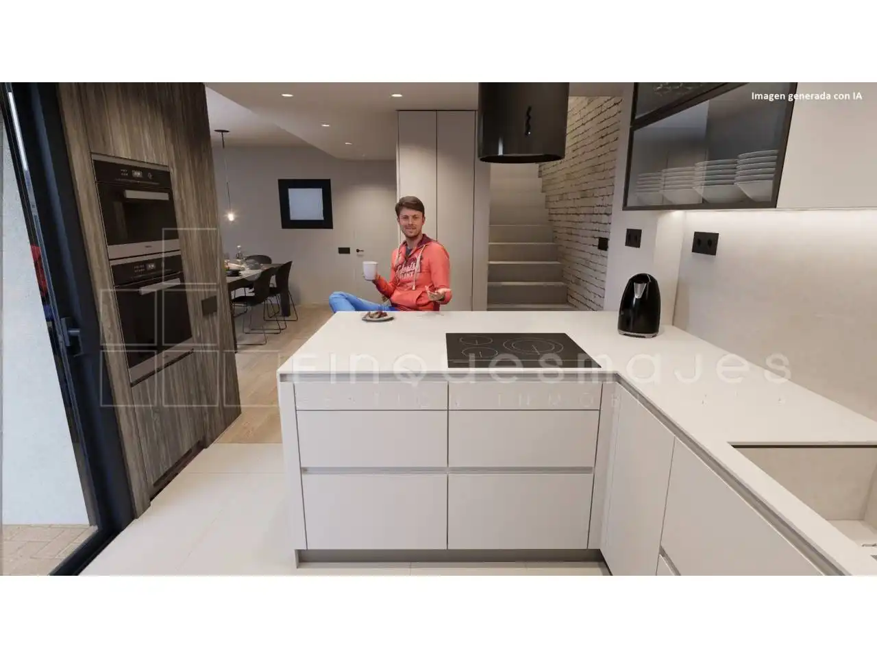 Cocina de Casa o chalet en venta en Castellbell i el Vilar con Aire acondicionado, Parquet y Terraza