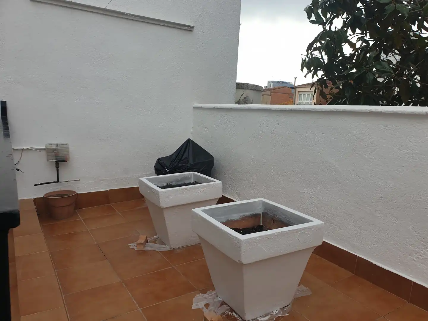 Terraza de Piso de alquiler en Sabadell con Calefacción, Terraza y Amueblado