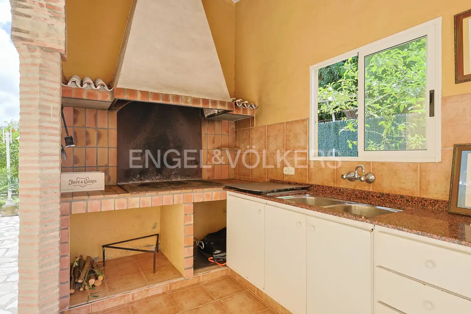 Cocina de Finca rústica en venta en Piles con Aire acondicionado, Calefacción y Jardín privado