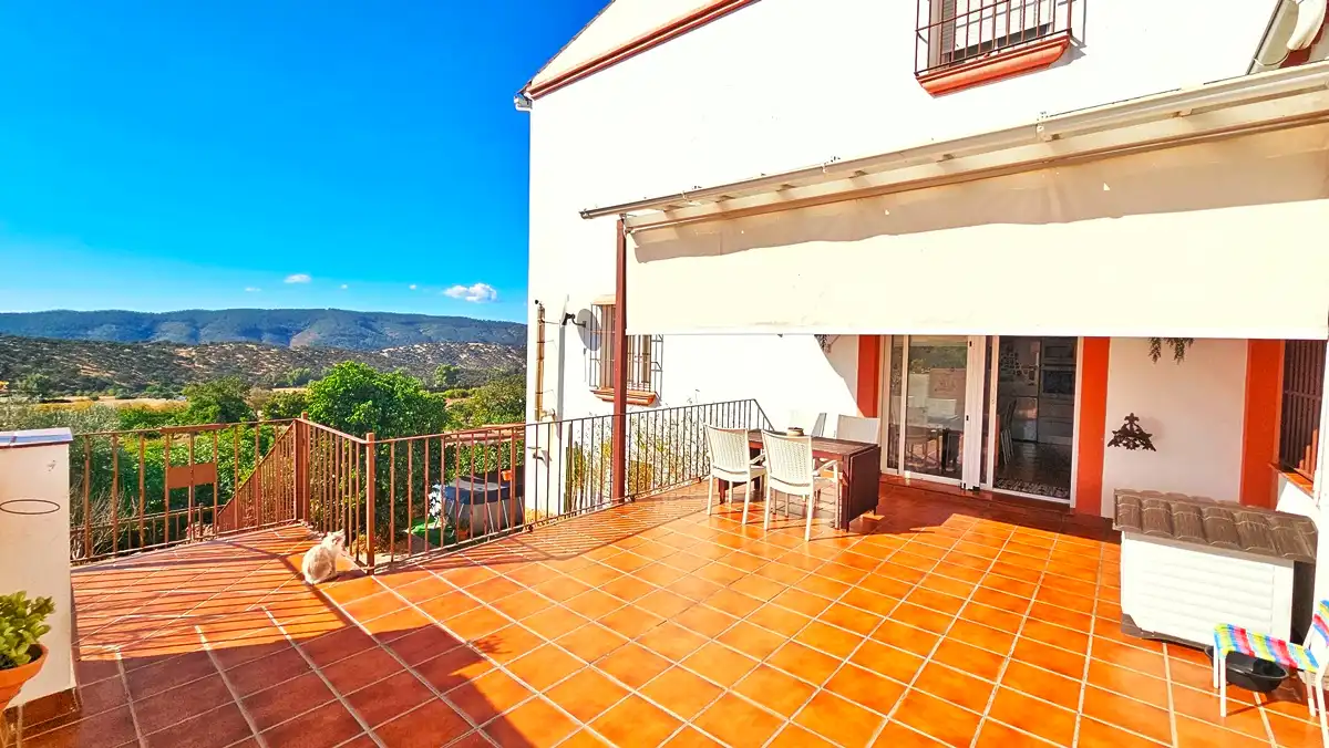 Terraza de Casa o chalet en venta en Cañaveral de León con Aire acondicionado, Jardín privado y Terraza