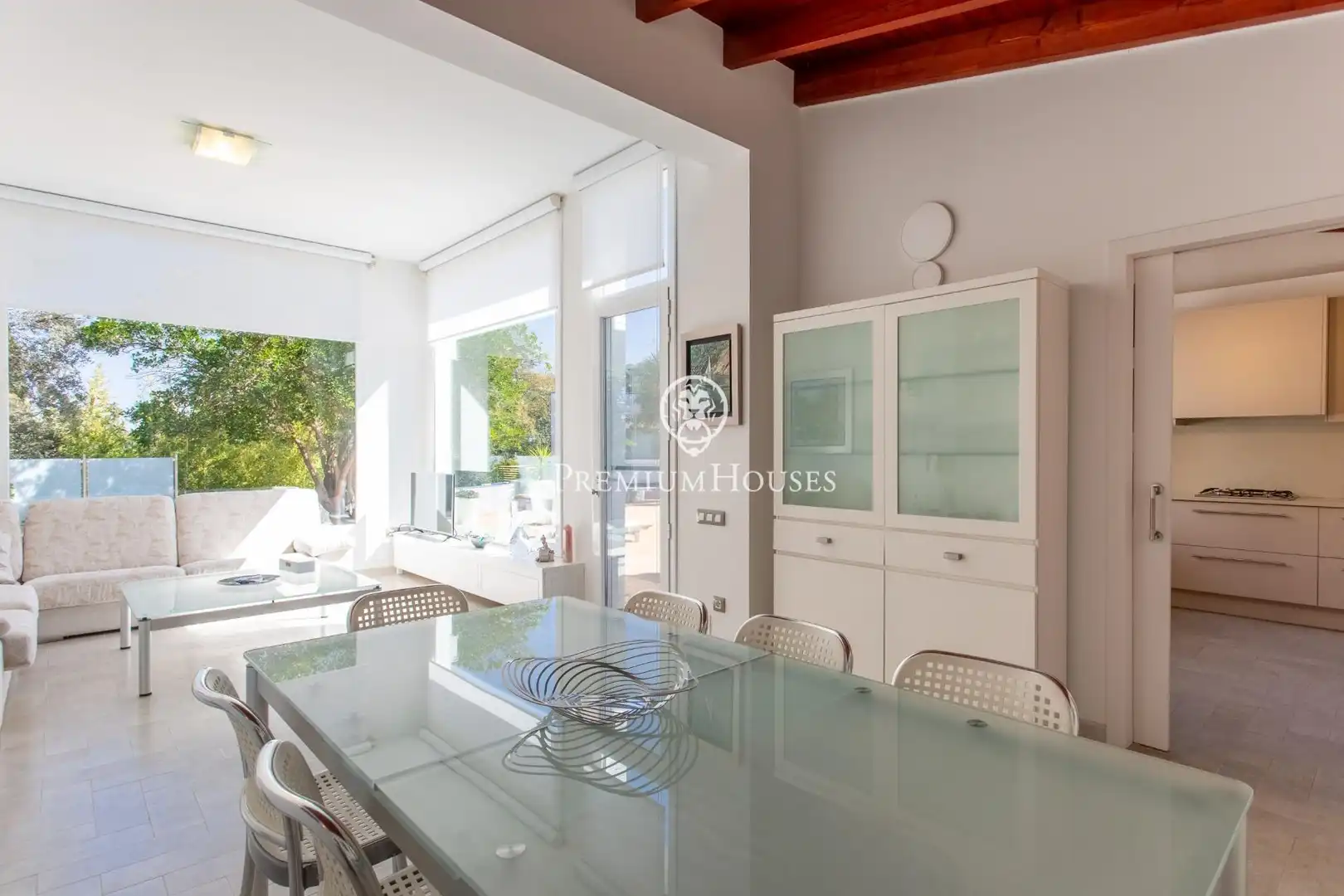 Dining room of Houses for sale in Argentona  with Air Conditioner, Heating and Swimming Pool