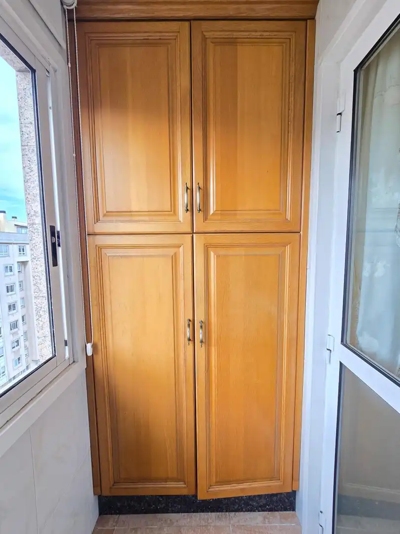 Cocina de Dúplex en venta en A Coruña Capital  con Calefacción, Parquet y Terraza