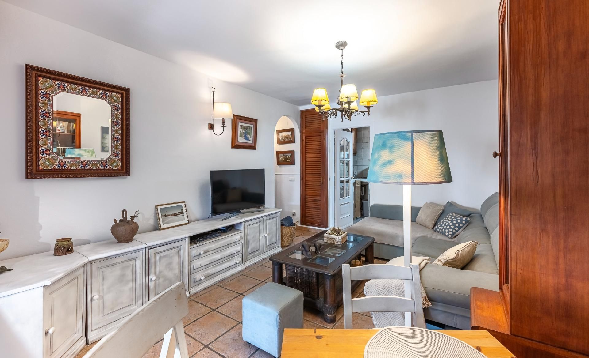 Living room of Apartment for sale in Fuengirola  with Air Conditioner, Private garden and Terrace