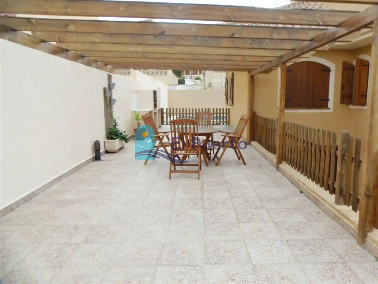 Terraza de Casa o chalet en venta en Mazarrón con Calefacción, Jardín privado y Terraza