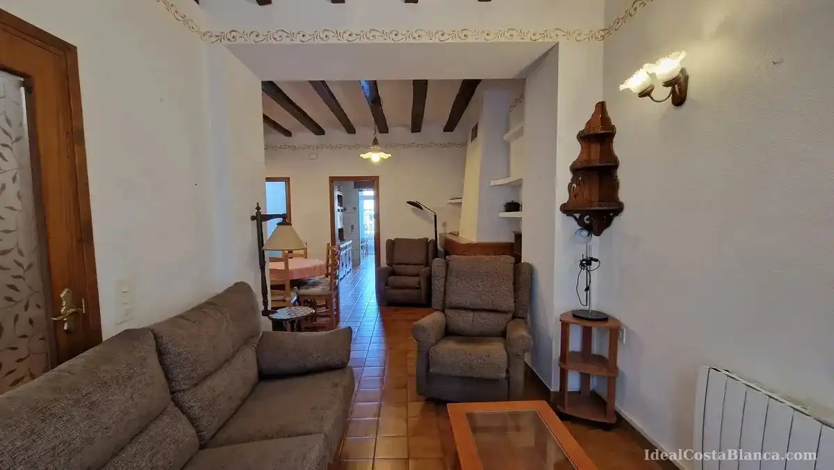 Wohnzimmer von Country house zur Miete in El Castell de Guadalest, Alicante