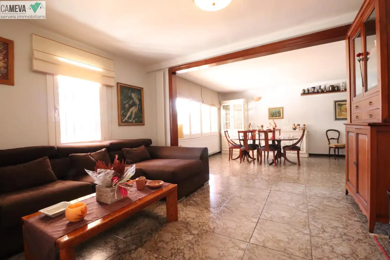 Living room of Houses for sale in Terrassa  with Heating, Private garden and Terrace