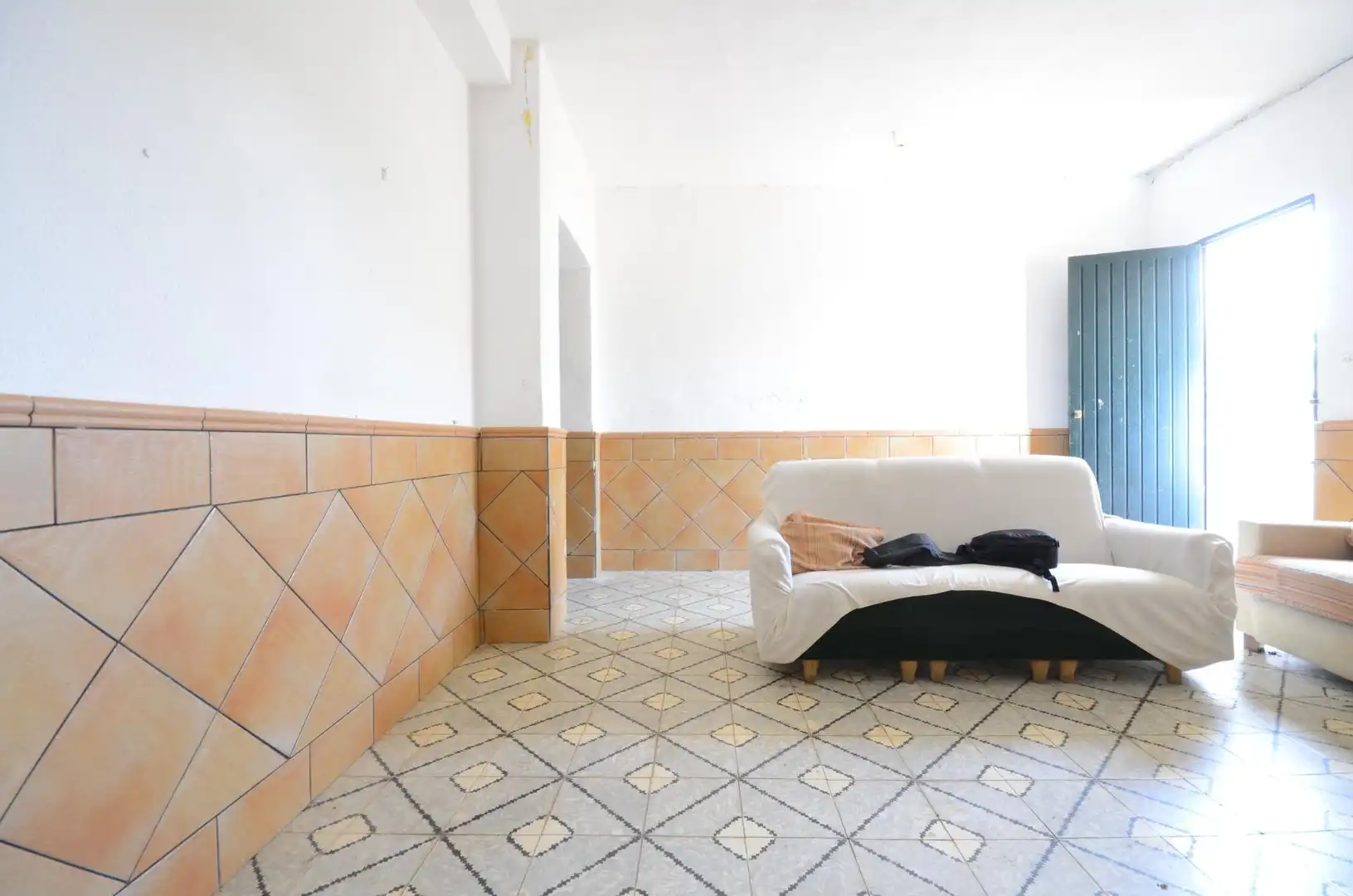 Sala de estar de Casa adosada en venta en Niebla