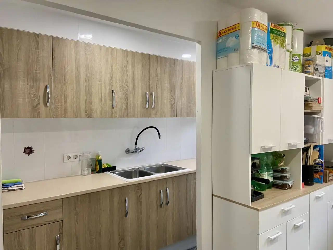 Cuina de Casa o xalet en venda en Olot amb Parquet i Terrassa