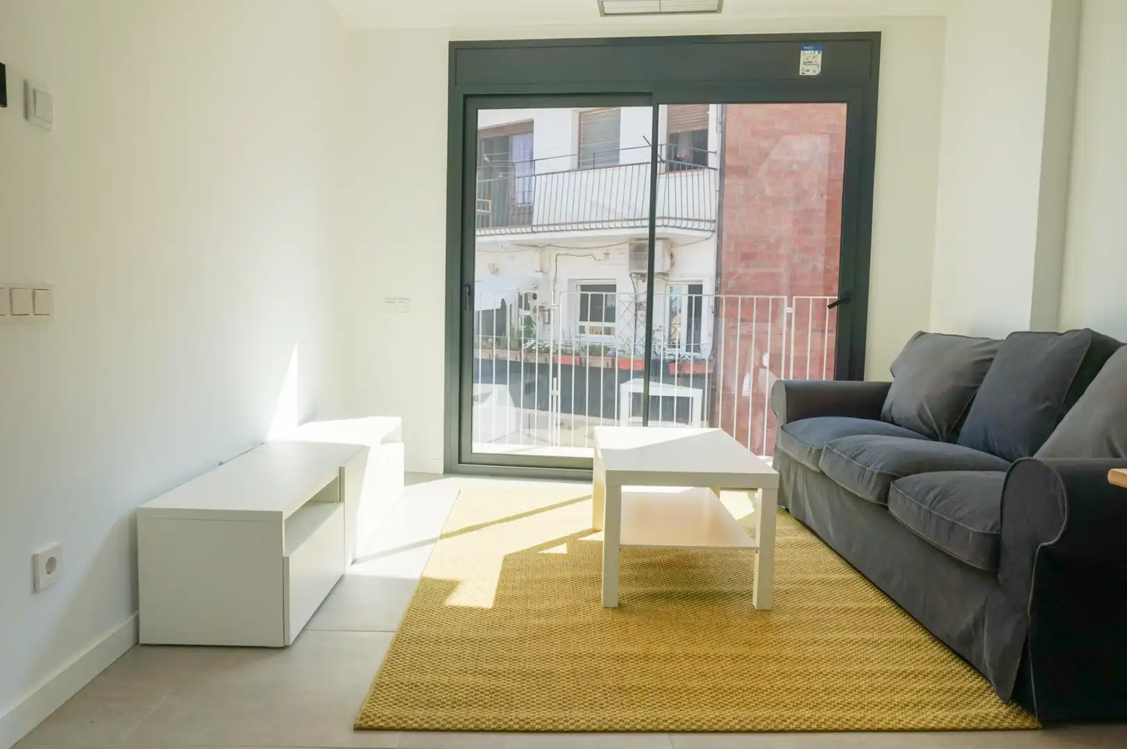 Wohnzimmer von Dachboden zur Miete in Castelldefels mit Klimaanlage, Heizung und Terrasse