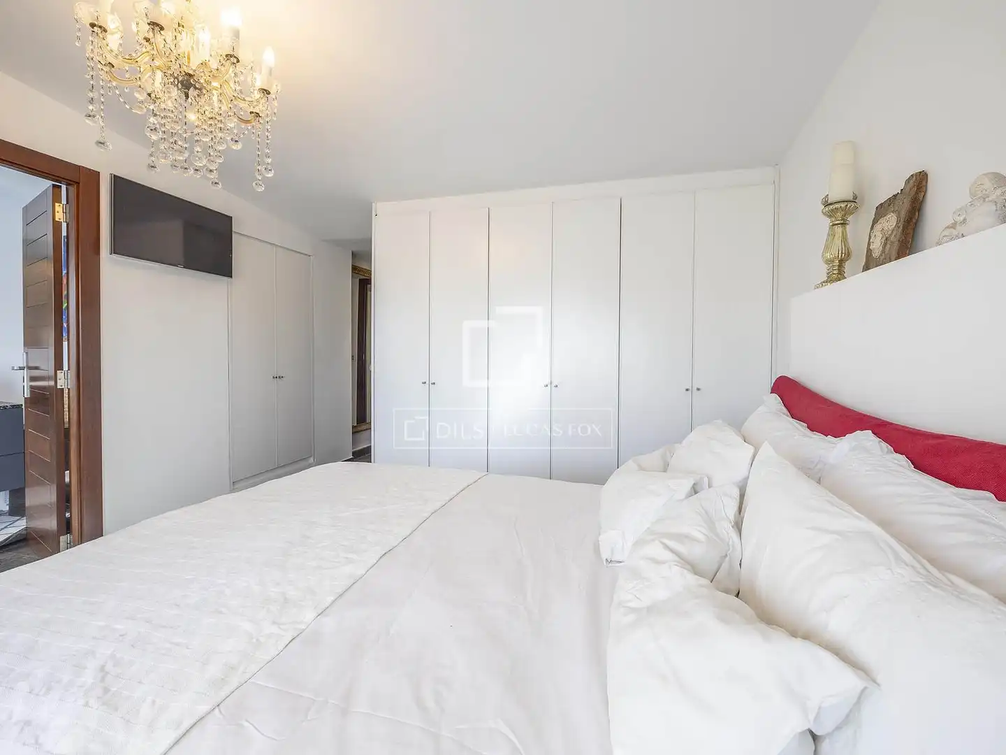 Schlafzimmer von Dachboden zum Verkauf in Valencia del Ventoso mit Klimaanlage, Terrasse und Balkon