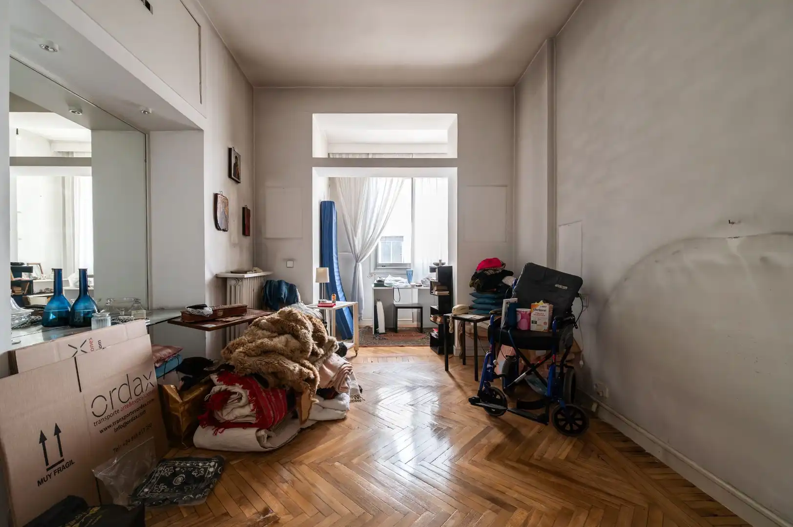 Bedroom of Flat for sale in Madrid  with Air Conditioner, Heating and Terrace